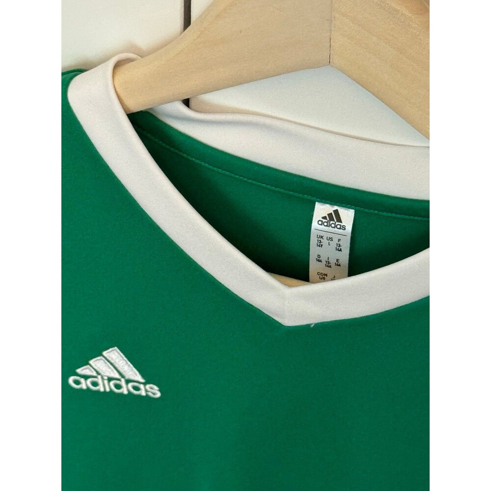 Adidas Kid’s Green and White Jersey, (Size Large), Athletic-wear/Active-wear - Picture 10 of 12